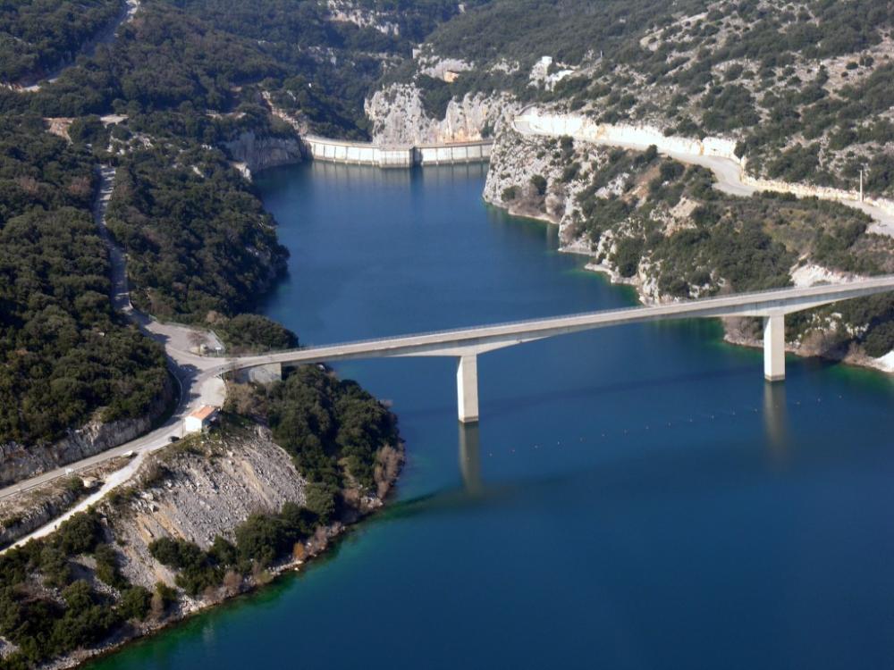 barrage Sainte-Croix et pont